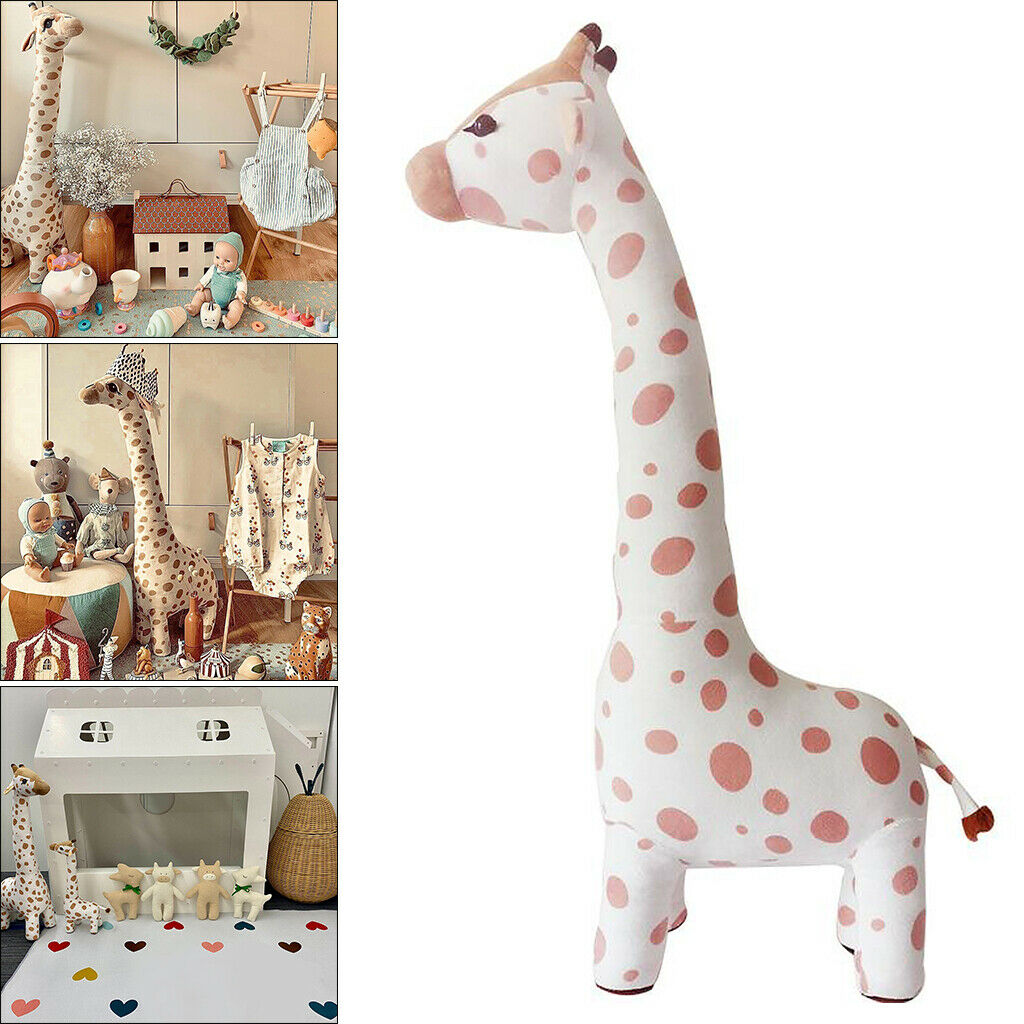 Plush Giraffe Stuffed Jungle Animal Playroom Decoration Baby Accompany 40cm