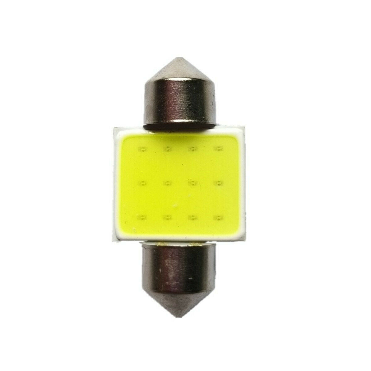 5pcs White 31mm COB8 LED Bulbs For Festoon Car Interior Dome Map Lights 12V