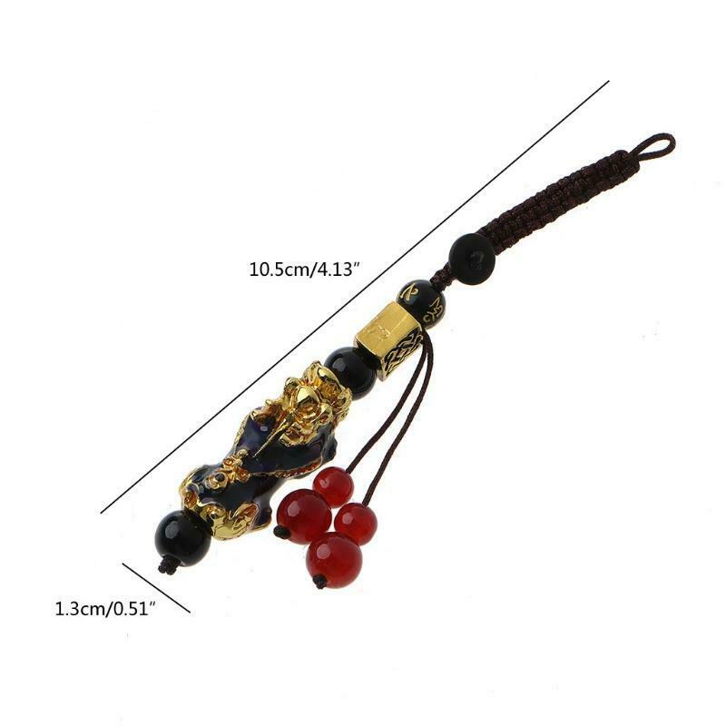 Thermochromic Pixiu Keychain Pendant Creative Crafts Men's Car Keychain