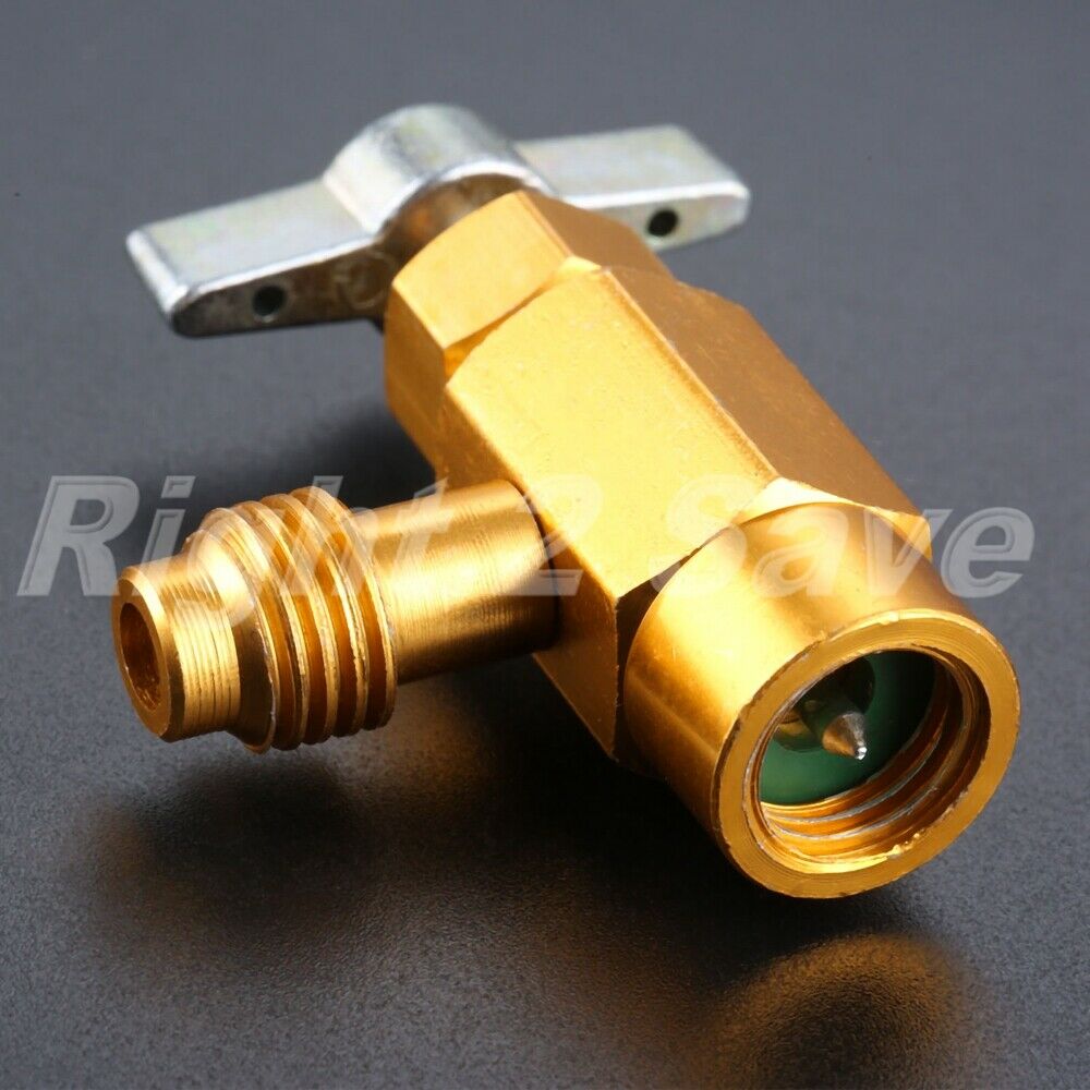 Interdynamics AC DV-134 Brass CAN TAP Dispensing Valve 1/2" ACME R-134a R-134