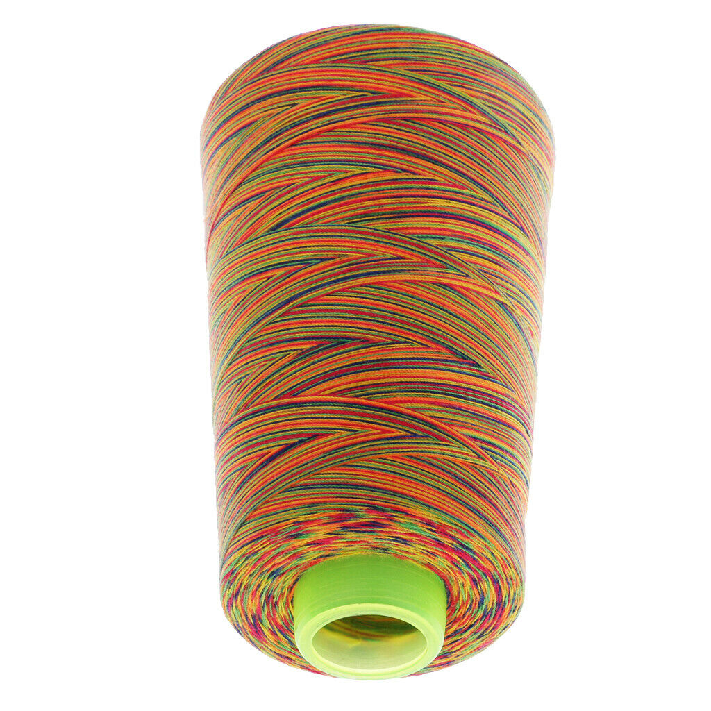 8pcs Rainbow 40S/2 Polyester Thread Embroidery Thread for Upholstery Beading