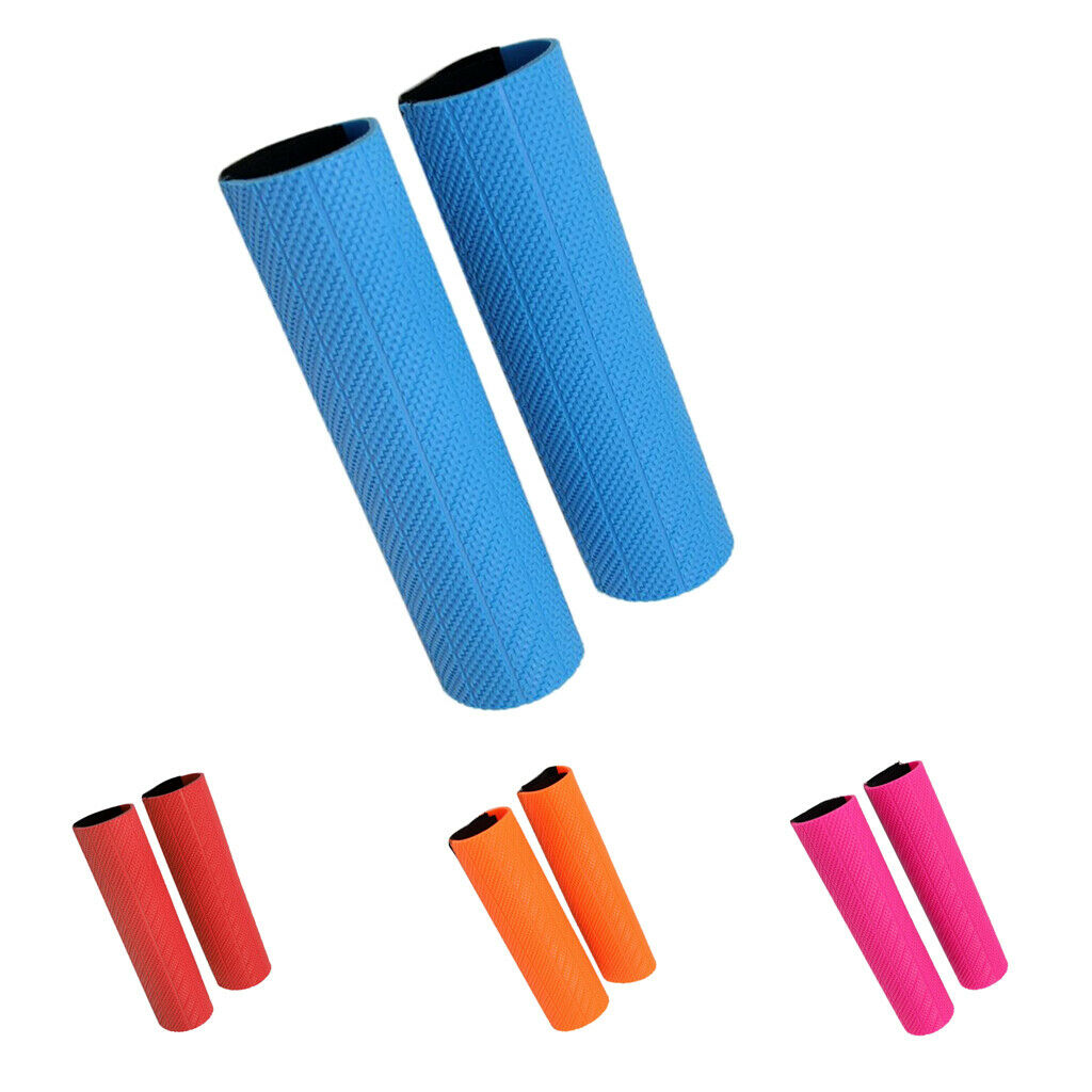 Motorcycle Front Fork Protector Shock Absorber Guard Wrap Cover Skin  Blue