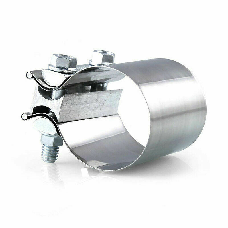 Modification StainlessSteel 2.5inch 63mm Car Exhaust Pipe Clamp Tip Hoop Fitting