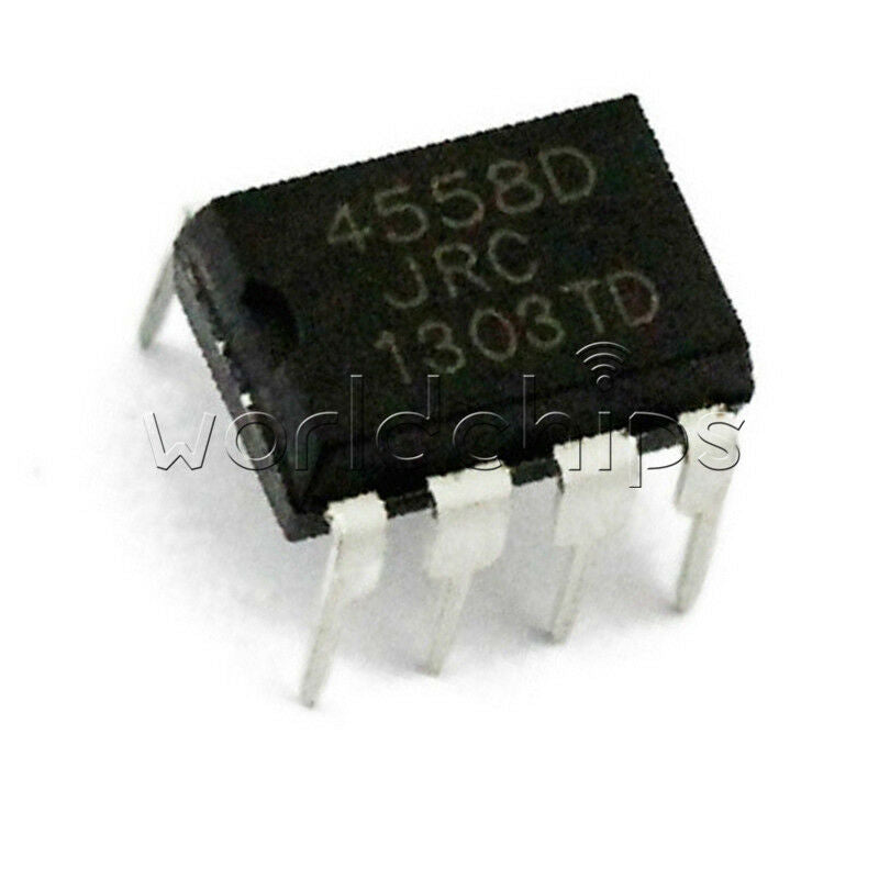 20pcs JRC4558D RC4558D 4558D OP AMP IC ICs DIP- 8 pin Low Power For TS9 TS808