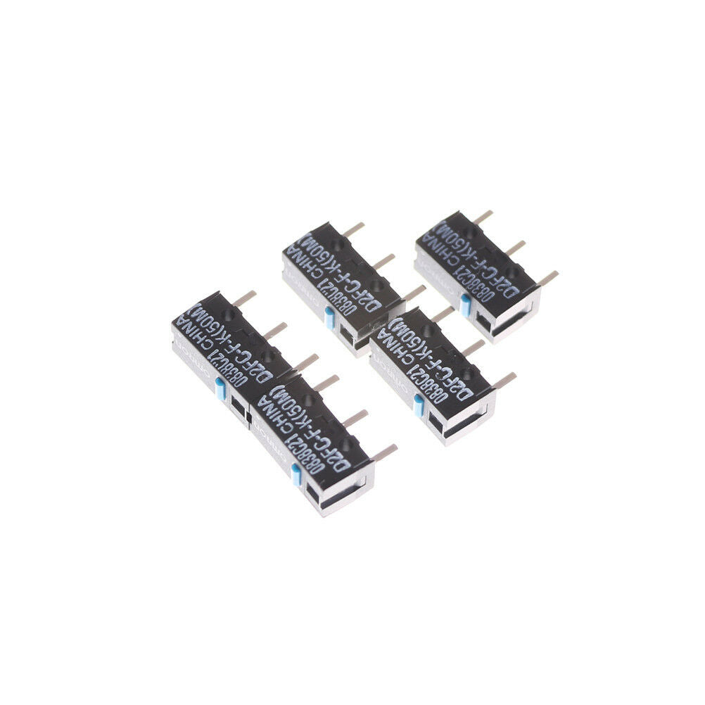 5pcs OMRON Mouse Micro Swtich D2FC-F-K (50m) Blue Dot Mouse Button BDAU