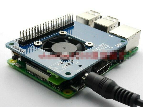 New Fan and Power Supply Breakout Board HAT for Raspberry Pi 4B 3B+