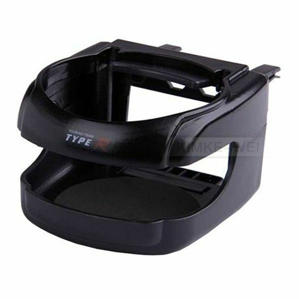 Black Clip-on Car Drink Holder Cup Bottle Can Holder New
