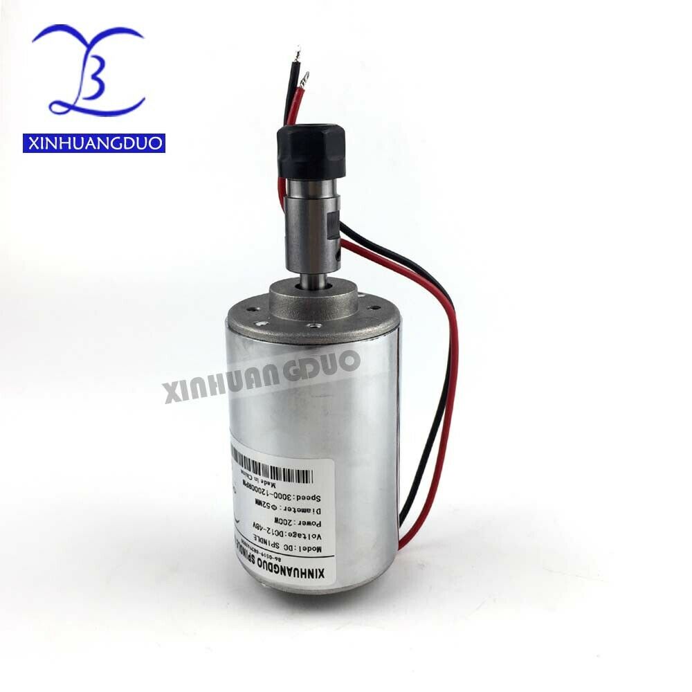 200w air-cooled cnc spindle dc motor CNC Engraving Machine ER11 3.175mm collets