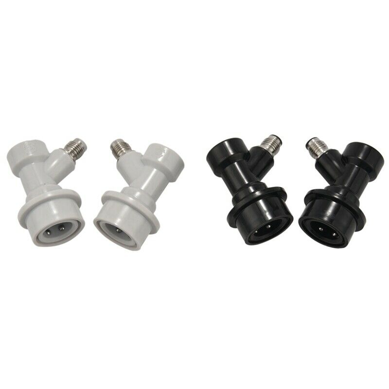 2 Pairs Homebrew Ball Lock Keg Disconnect Liquid And Gas Barbed Connectors CorA9