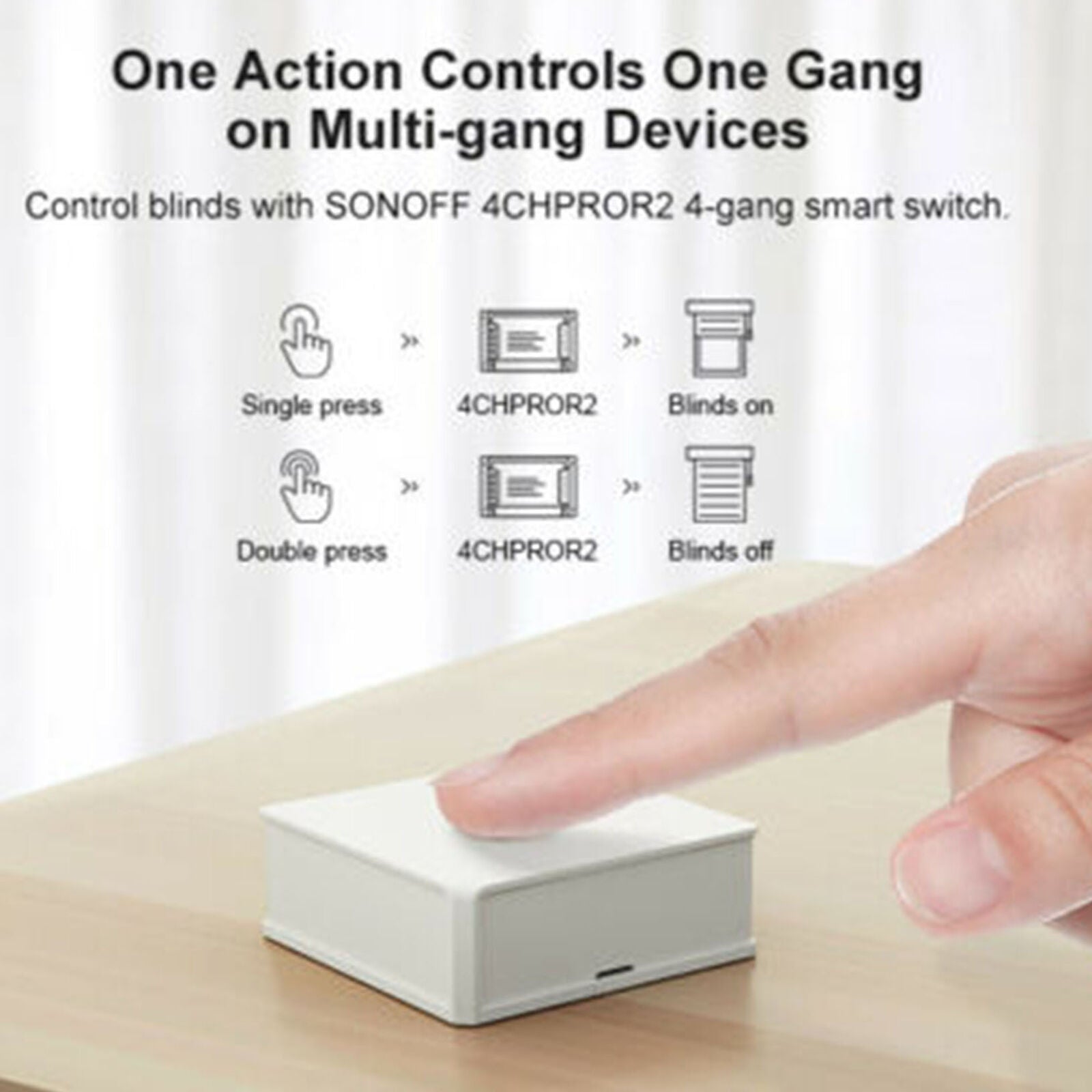 For SONOFF SNZB-01 Zigbee Gateway Wireless Switch Smart Home For eWeLink APP