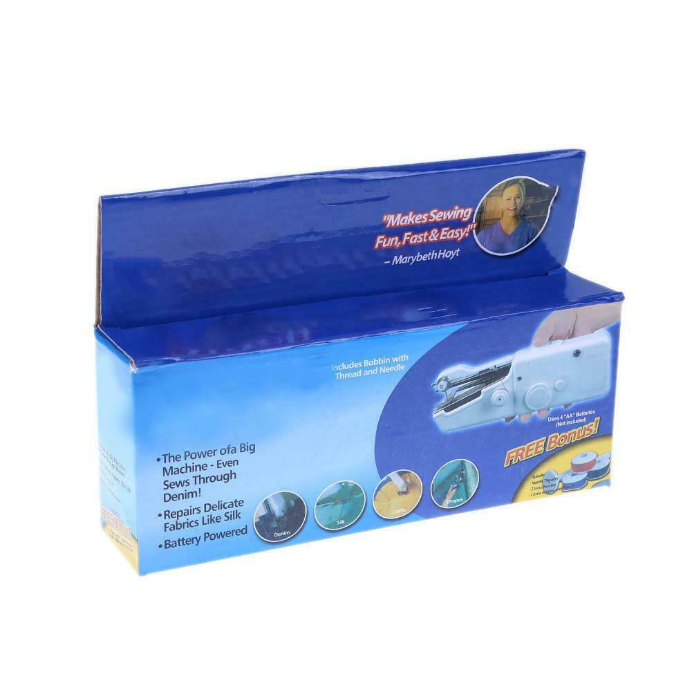 DIY Portable Mini Electric Sewing Machine Hand Holding Stitch Machine Home