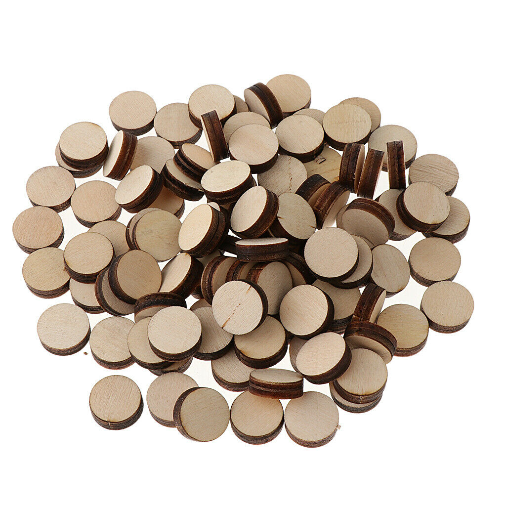 Pack Of 100 Wooden Discs For Tinkering
