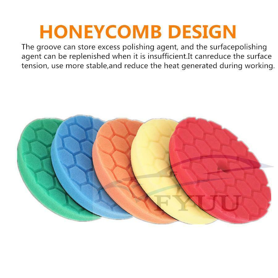5Pcs polishing pads Foam Buffing Car polishing pads 6inch 150mm  1500/2000 #