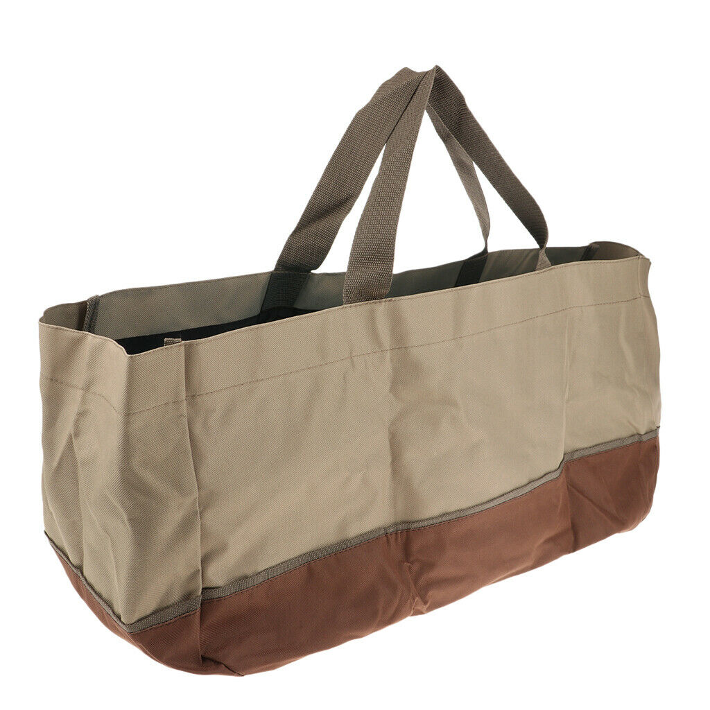 Premium Large Firewood Log Carrier Tote Bag Pack for Fireplace & Fire Stoves