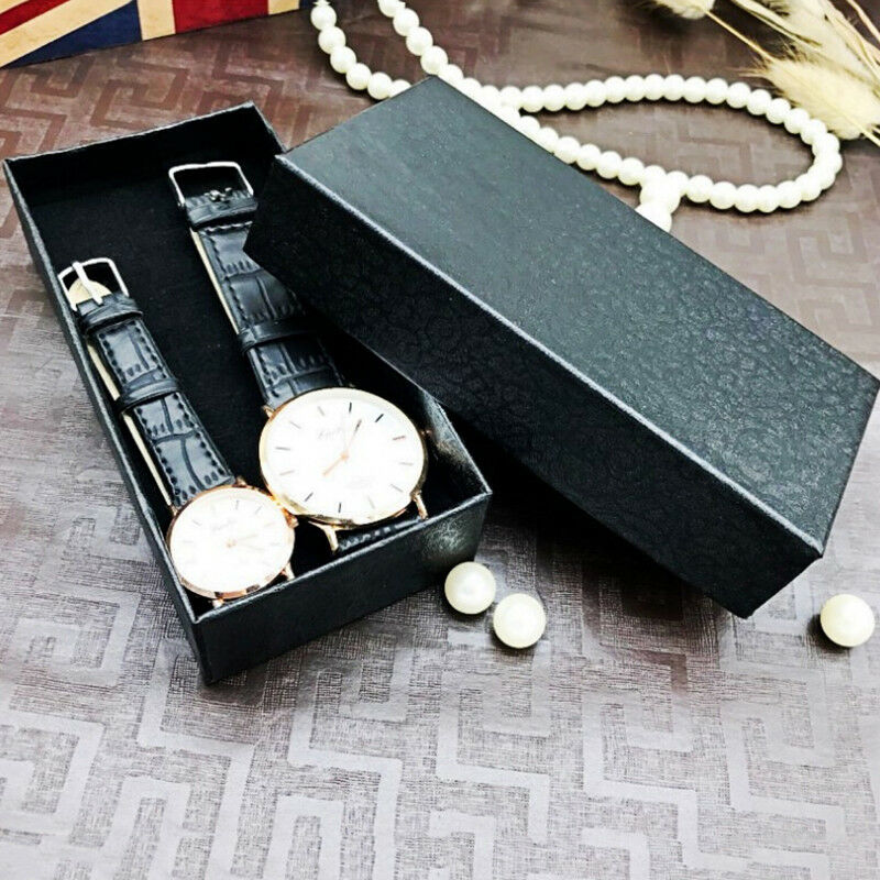 rectangle black watch packaging carton gift box jewelry accessories bo.l8