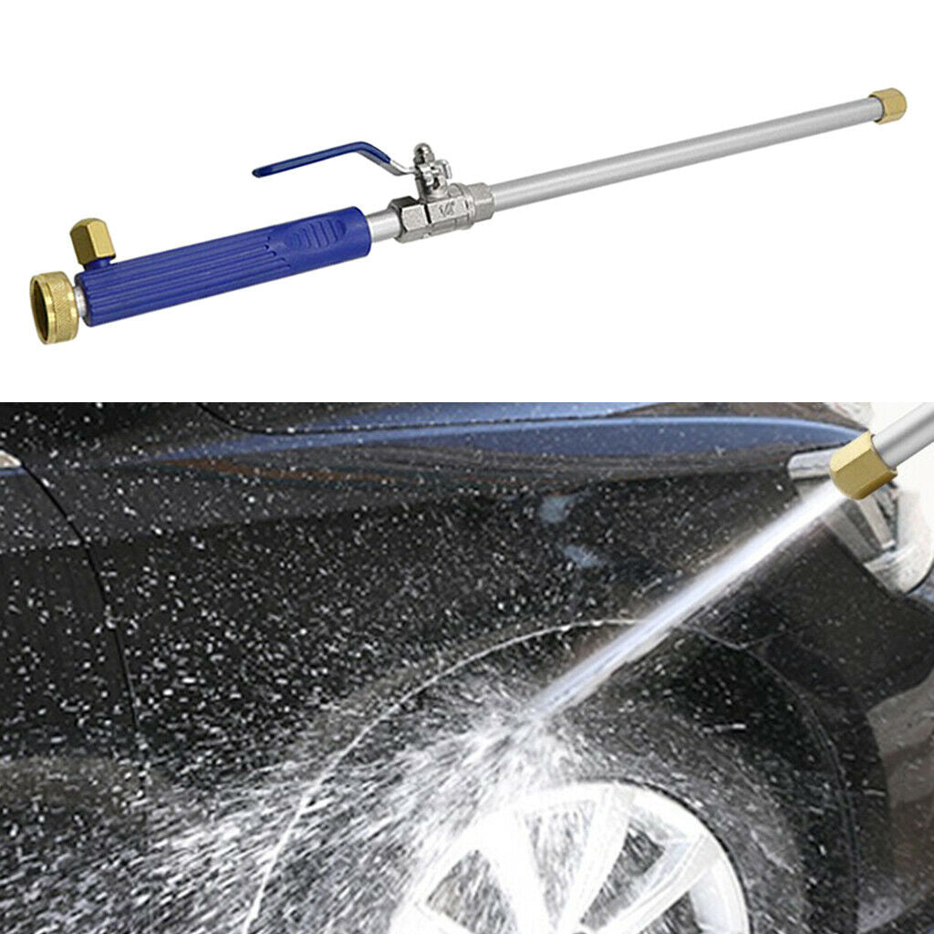 2Pcs Metal High Pressure Washer Water Gun Wand Attachment Outdoor Washing