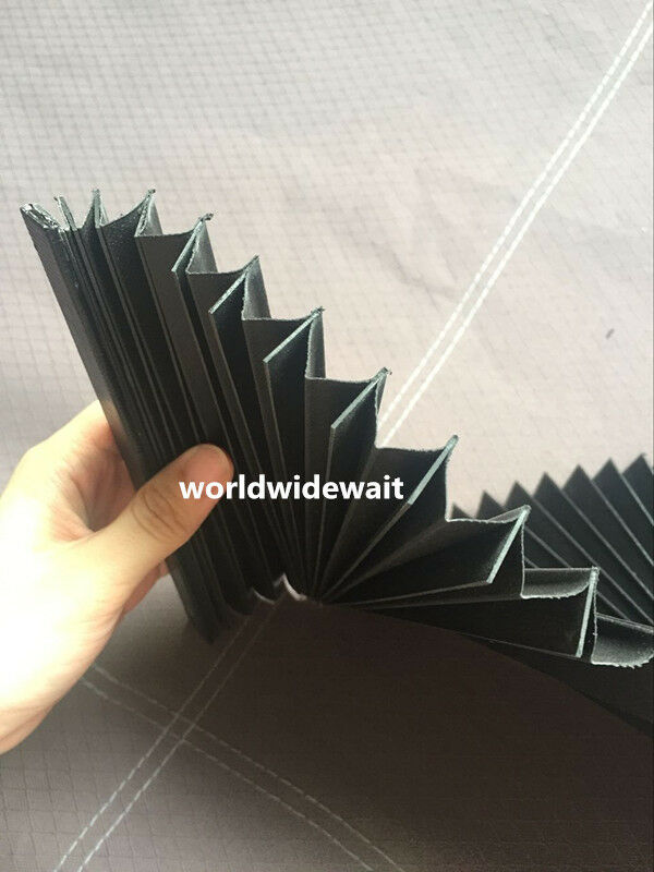 Flexible Organ Shaped 39.4" Length Plastic Dust Cover for CNC Machine