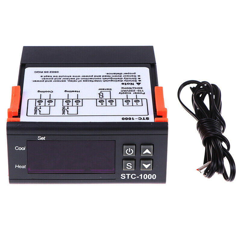 Digital 220V STC-1000 Temperature Controller Thermostat Regulator+Sen Lp SJ