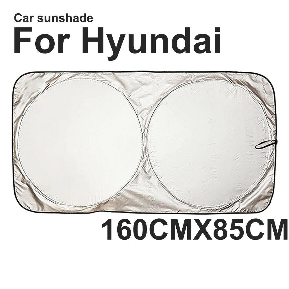 For Hyundai Car Windshield Sun Shade UV Protection Heat Shield Cover 160x85CM