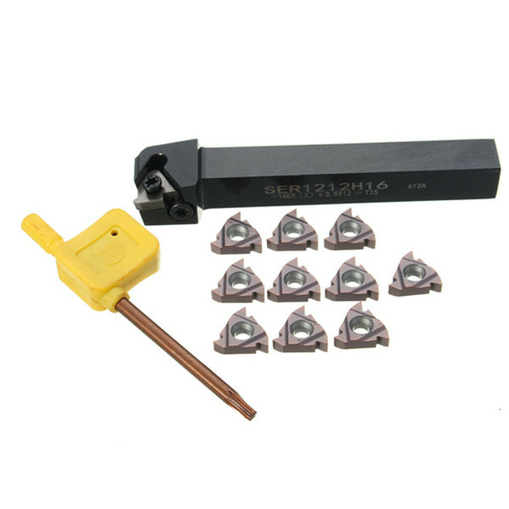 SER1212H16 Turning Tool Holder Borning Bar Carbide Inserts Blade Wrench