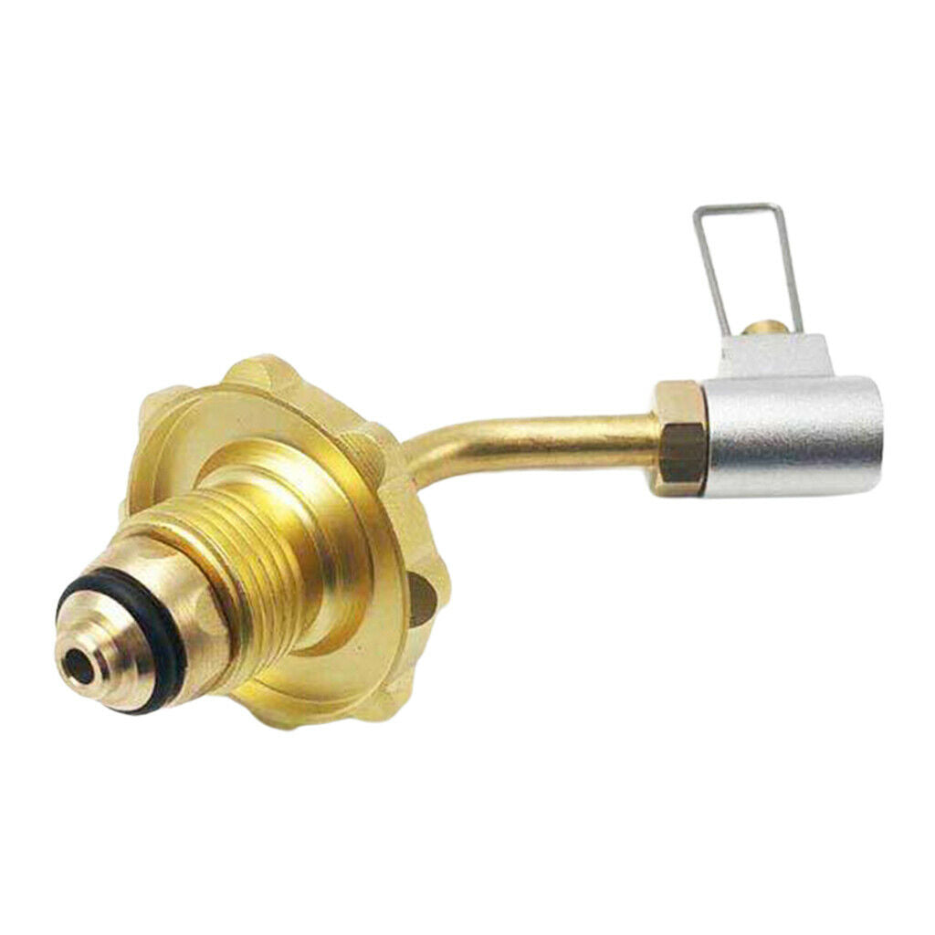 Lightweight Metal Propane Tank Adapter Gas Tank Inflatable Valve for Stove