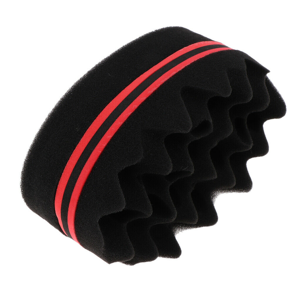 2 in 1 hairdressing sponge Twist hairbrush sponge for coils dreadlocks
