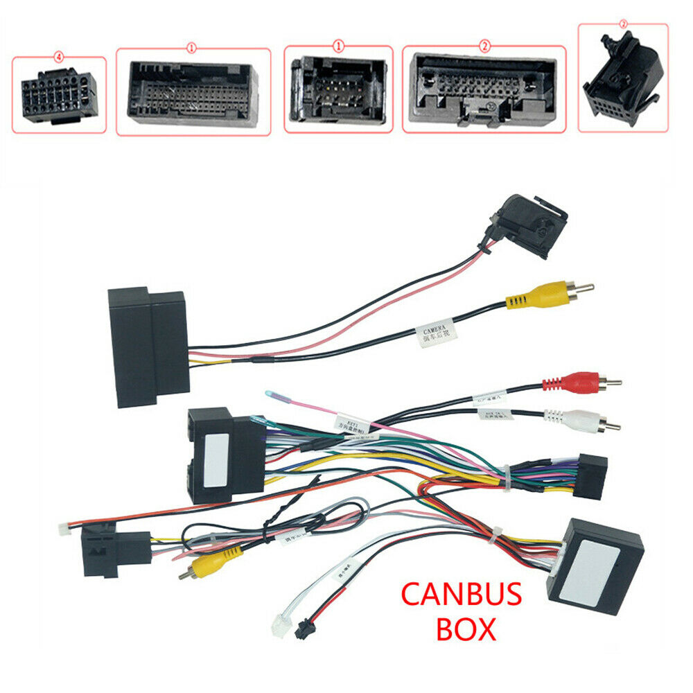 16Pin Car Radio Wiring Harness + Canbus Box For Ford Edge 2015-18 Explorer 2018+