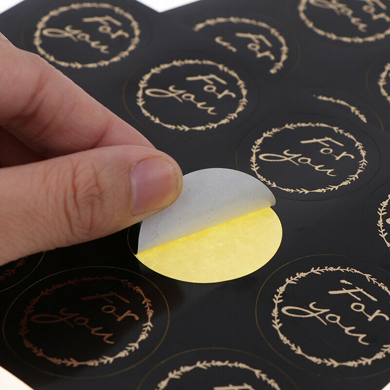 120pcs Round For you Sealing Label Stickers Baking DIY Party Gift Box Stick Tt