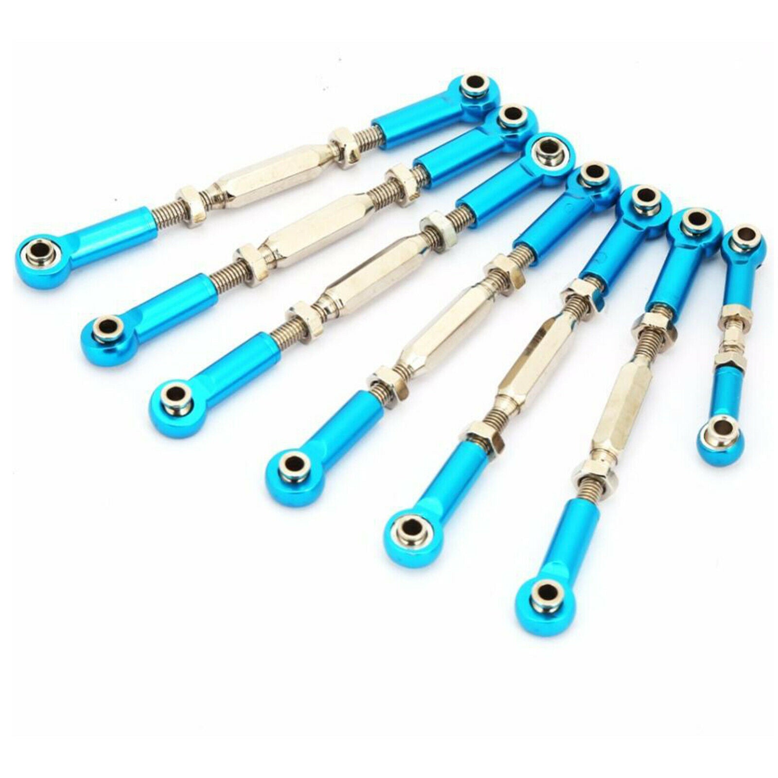 Tie Rods Turnbuckles Linkage 3644 Fits Traxas Slash 2WD Parts Blue