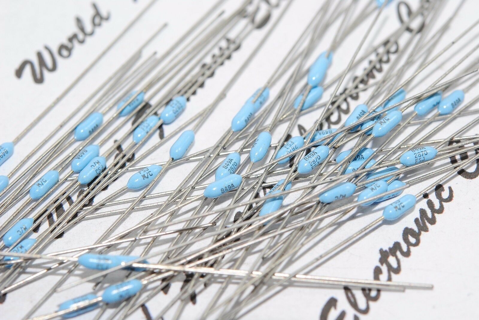 50pcs - RLR7C 287R (287ohm) Metal Film Resistors, Military - M/C
