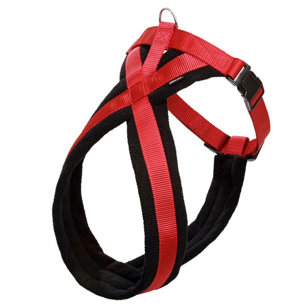 Dog Adjustable Chest Strap Belt Harness Pet Walking Collar Strap Red S