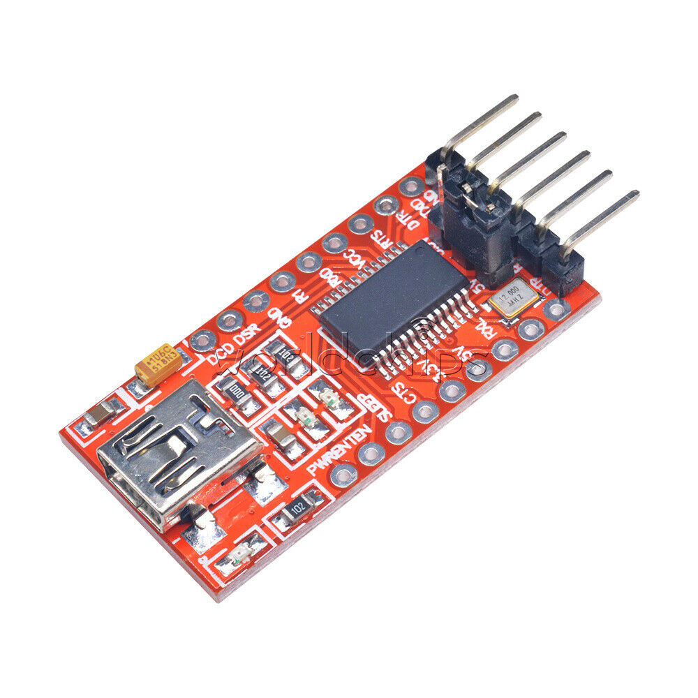 2Pcs FT232RL FTDI Module Mini Port USB to TTL 3.3V 5.5V Arduino Serials Adapter