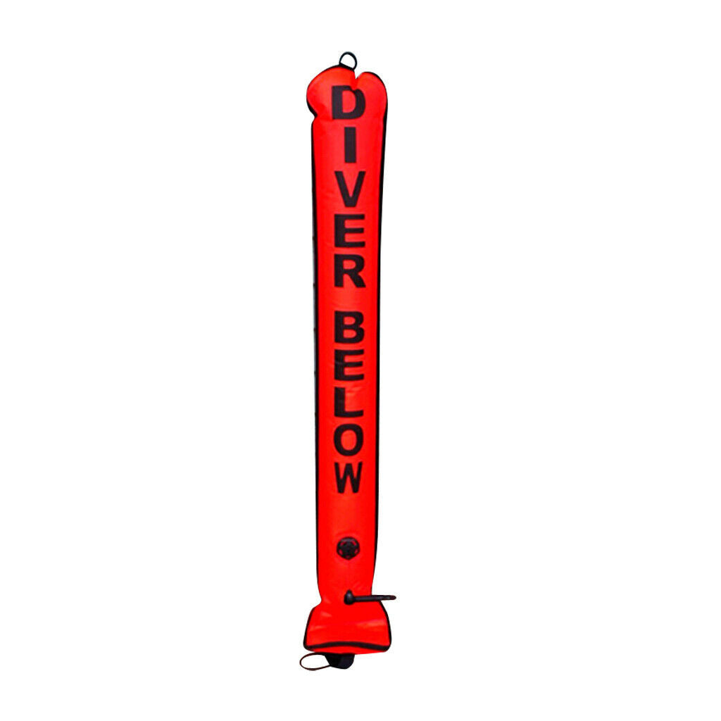 Scuba Diving SMB Underwater Snorkeling Signal Diver Below Surface Marker Buoy 4'