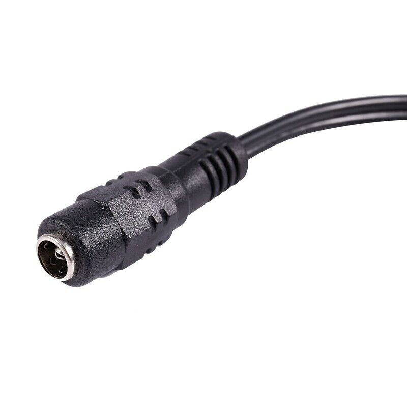 5.5x2.1mm 1 to 2 M/F DC Power Splitter Cable for Security CCTV Camera J1K9