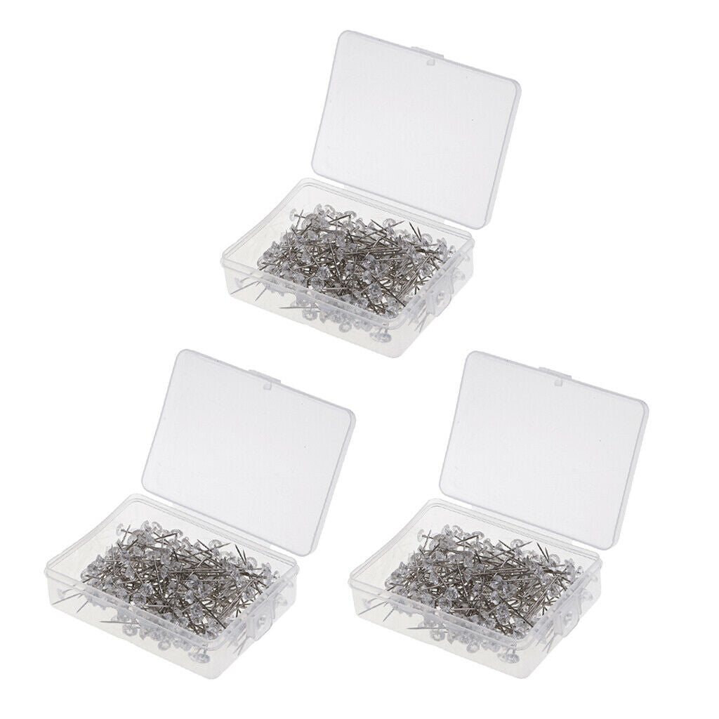 Wholesale 600 Pieces Crystal Diamond Head Pin Wedding Pins Boutonniere