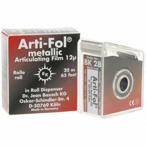 Bausch BK-28 Arti-Fol Metallic Dispenser, Two-Sided, 22 mm Width, Black/Red