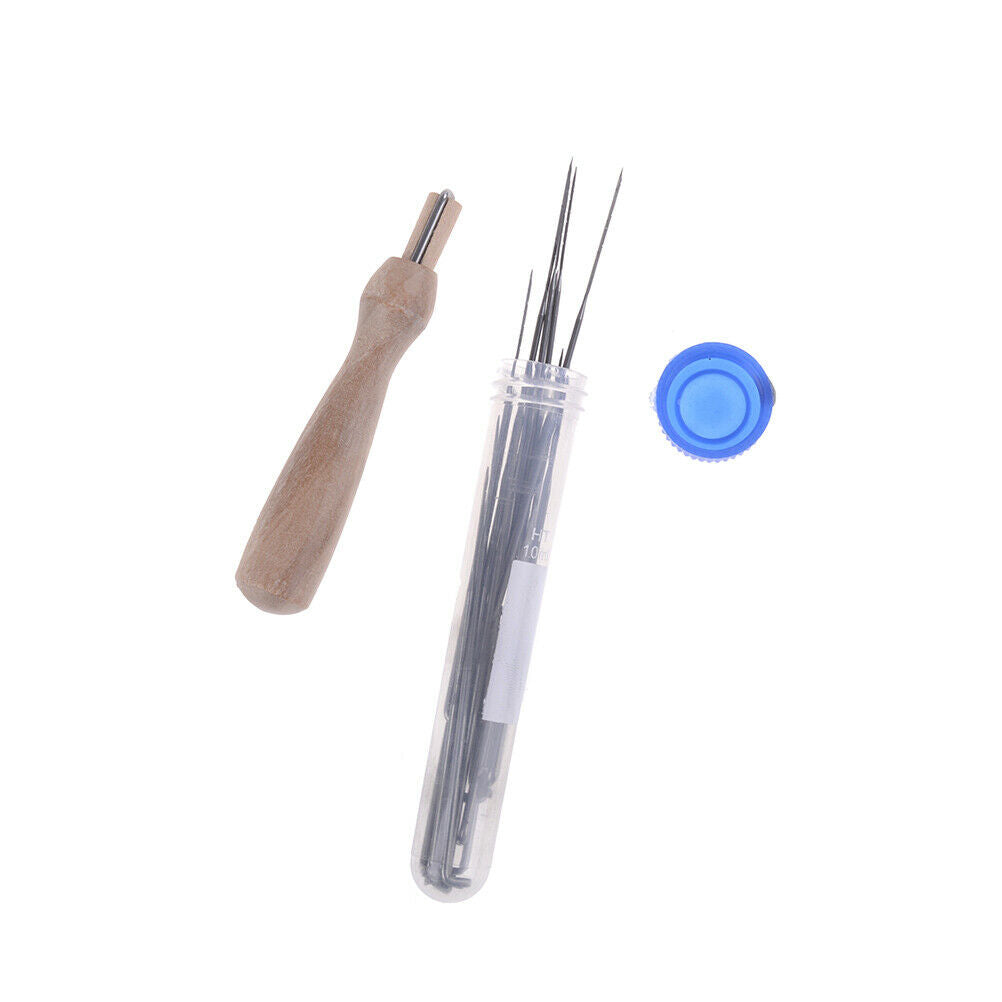 18x 3 Sizes Felting Needles Wool Felt Needles DIY Craft Felt Tool with Bo.l8
