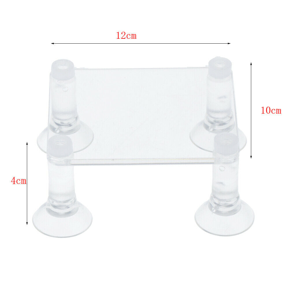 Acrylic Submersible Pump Clear Bracket for Fish Tank Aquarium Pump M