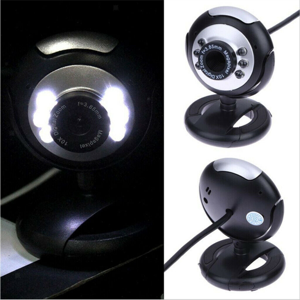 USB Webcam HD 10X Computer with Mic for PC Laptop Desktop Conference Gaming