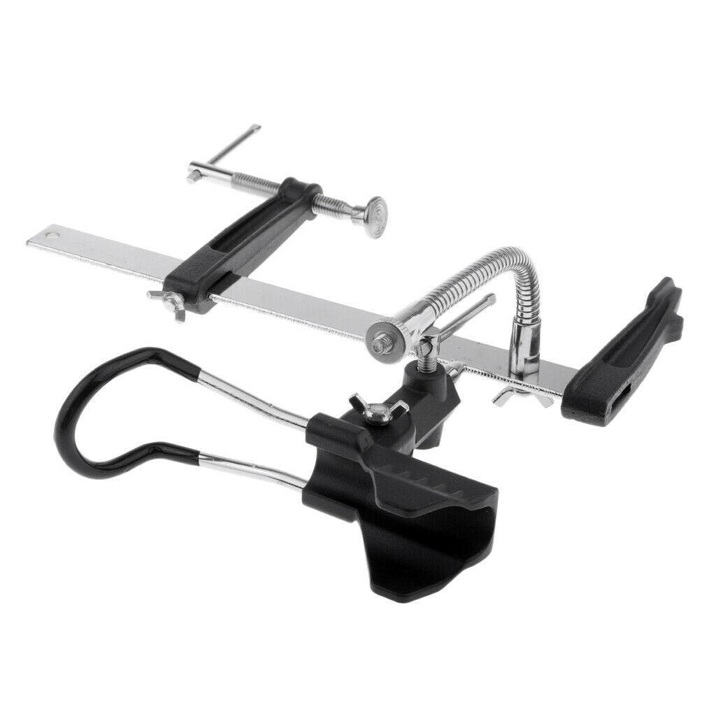 Fishing Rods Holder Support Pole Bracket Ground Support Stand w/ Light Stand