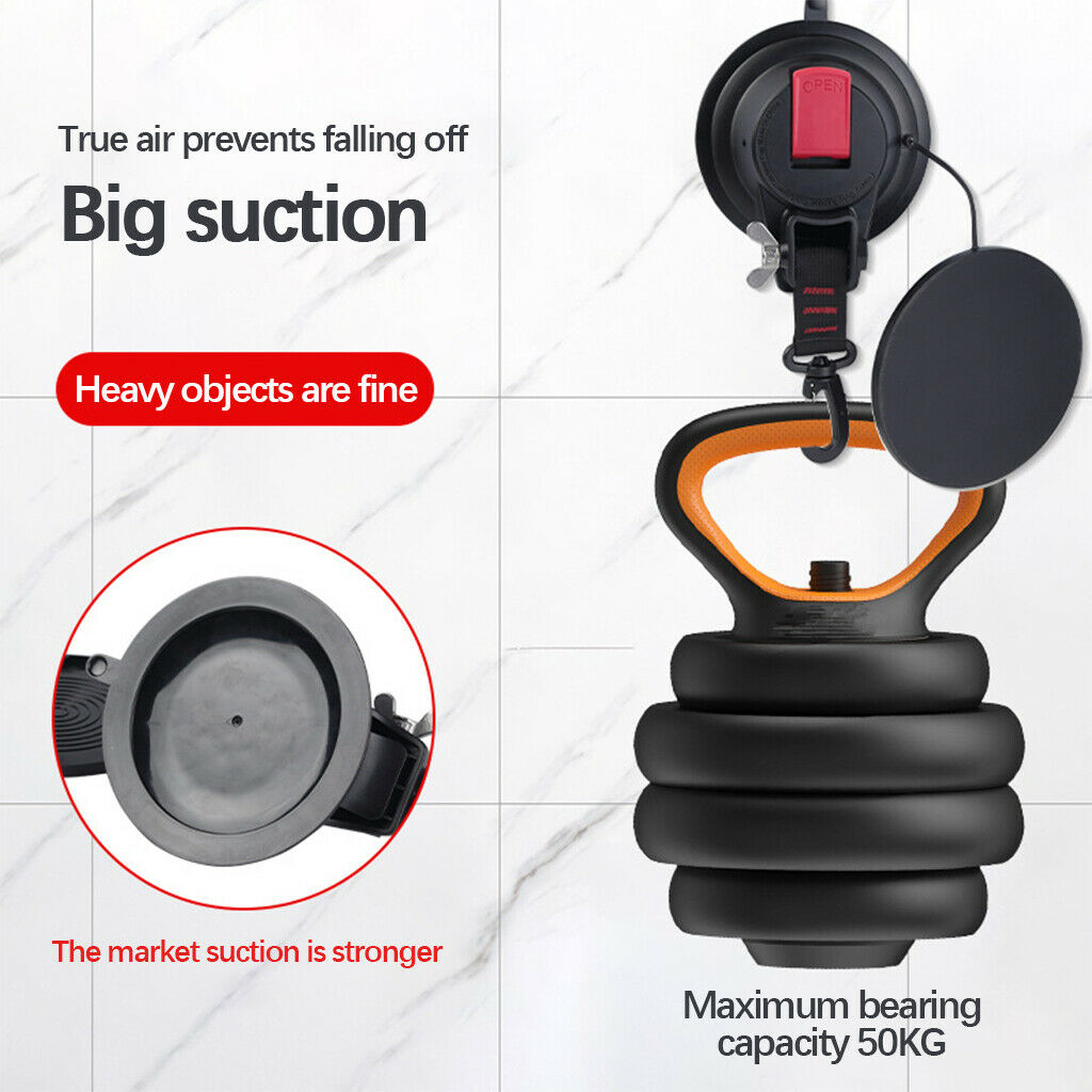 Heavy Duty Max 30 kg Car Camping Suction Cup Anchor with Securing Hook