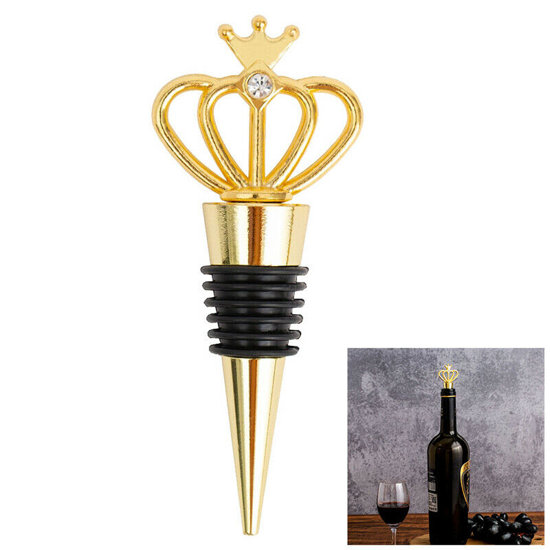 European Bottle Cork Wedding Crown Wine Bottle Stopper Metal Hotel DecoratioFCA