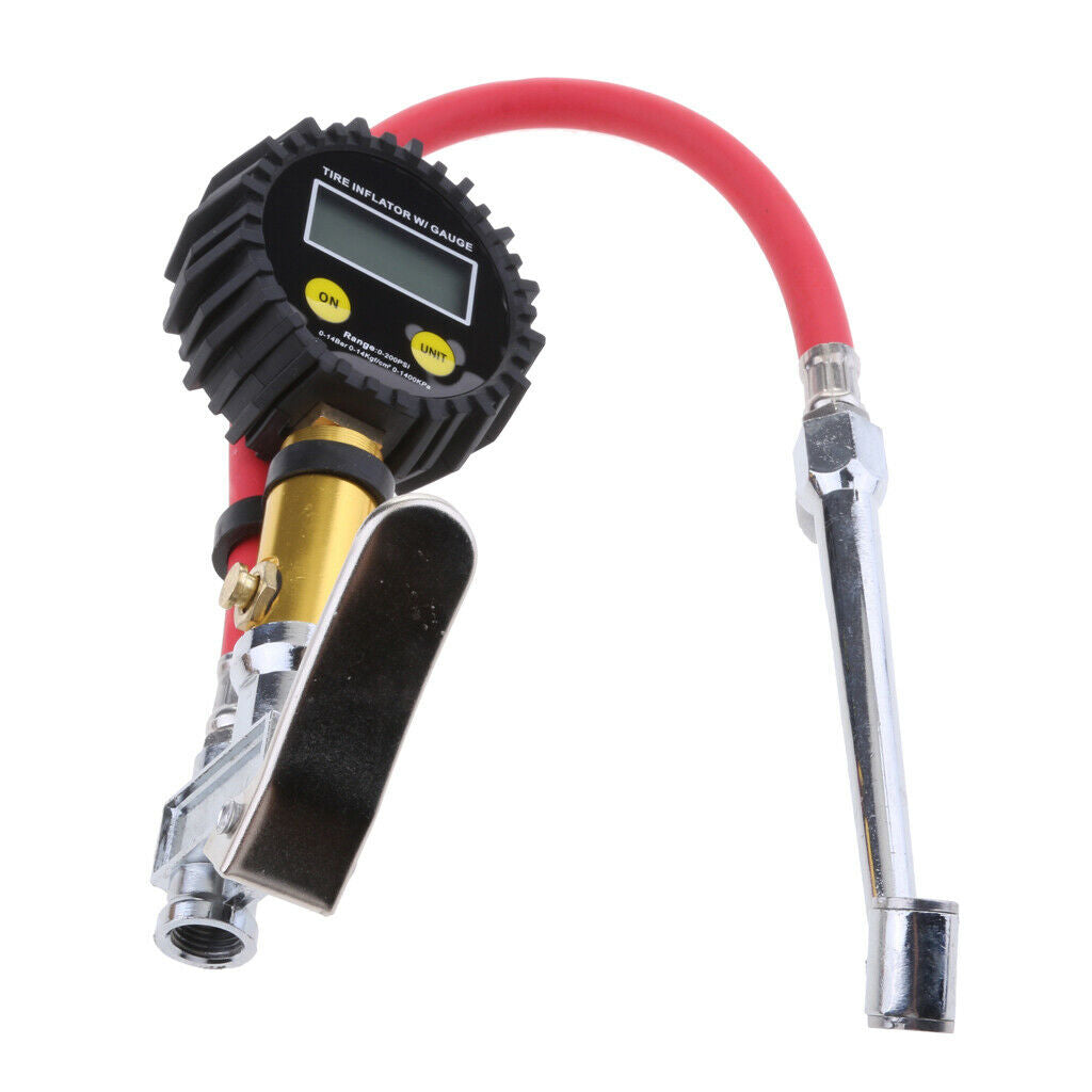 Digital Car Air Tire Tyre Inflator High Accurate Pressure Gauge Tester #4