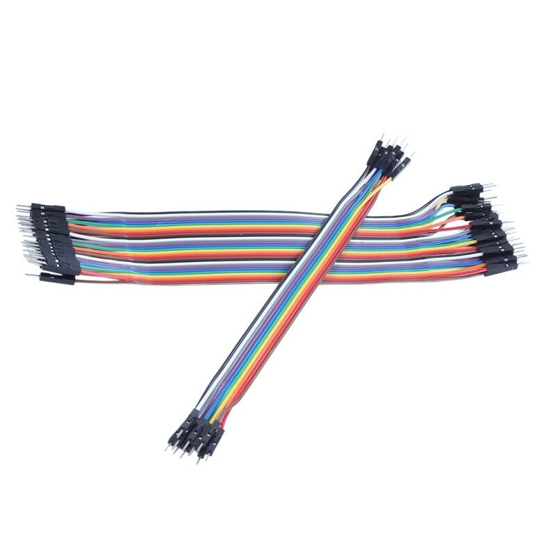 40pcs 20cm 2.54mm male to male Breadboard jumper wire cable for Arduino U3L3L3