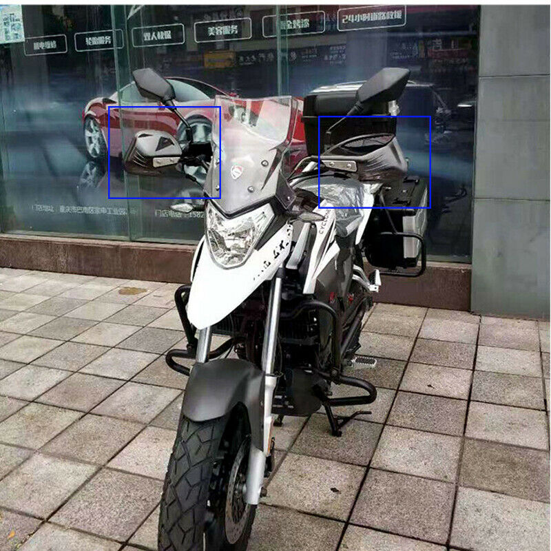 2X 7/8" Universal Motorcycle Hand Guards Motocross Handguard Shield Waterproof