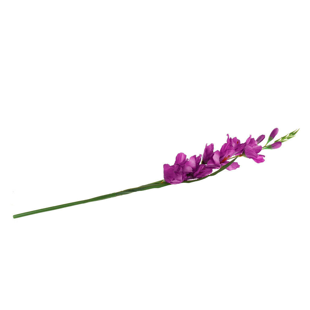 Vivid Gladiolus Flowers Plants for Home Cafe Pub Club Decor  Ornaments