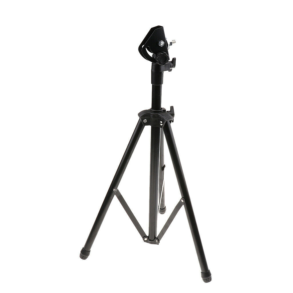 Durable Black Tripod Dumb Drum Stand Holder Practice Pad Rack Support