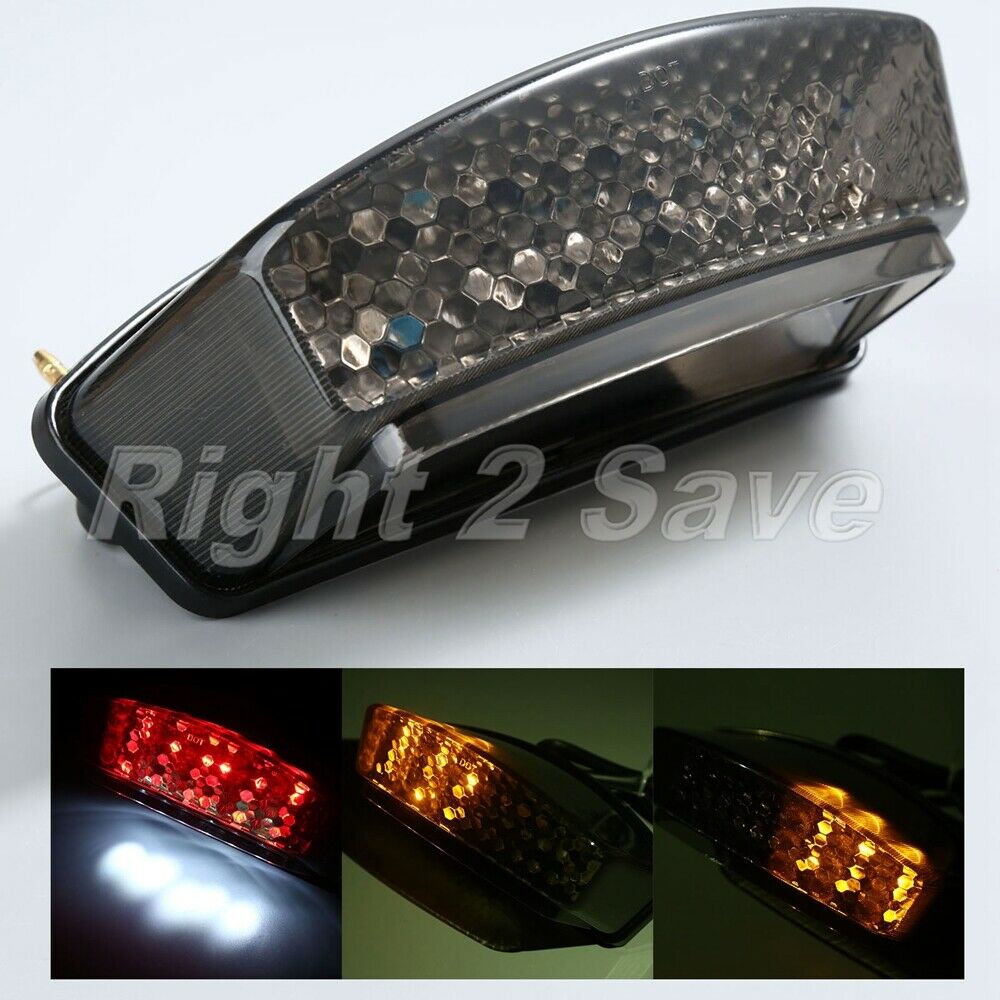 Motorcycle 12V LED Tail Rear Stop Smoke Lamp Light for Ducati Monster 900 94-08