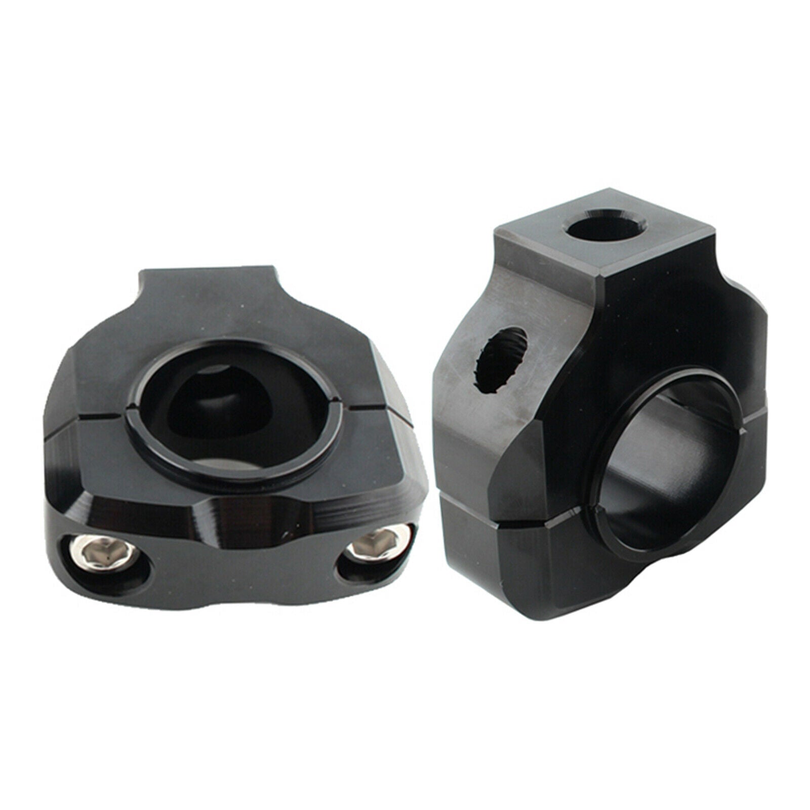 Aluminum Alloy Motorcycle 28mm Modified Handle Bar Riser Clamp Bar Riser