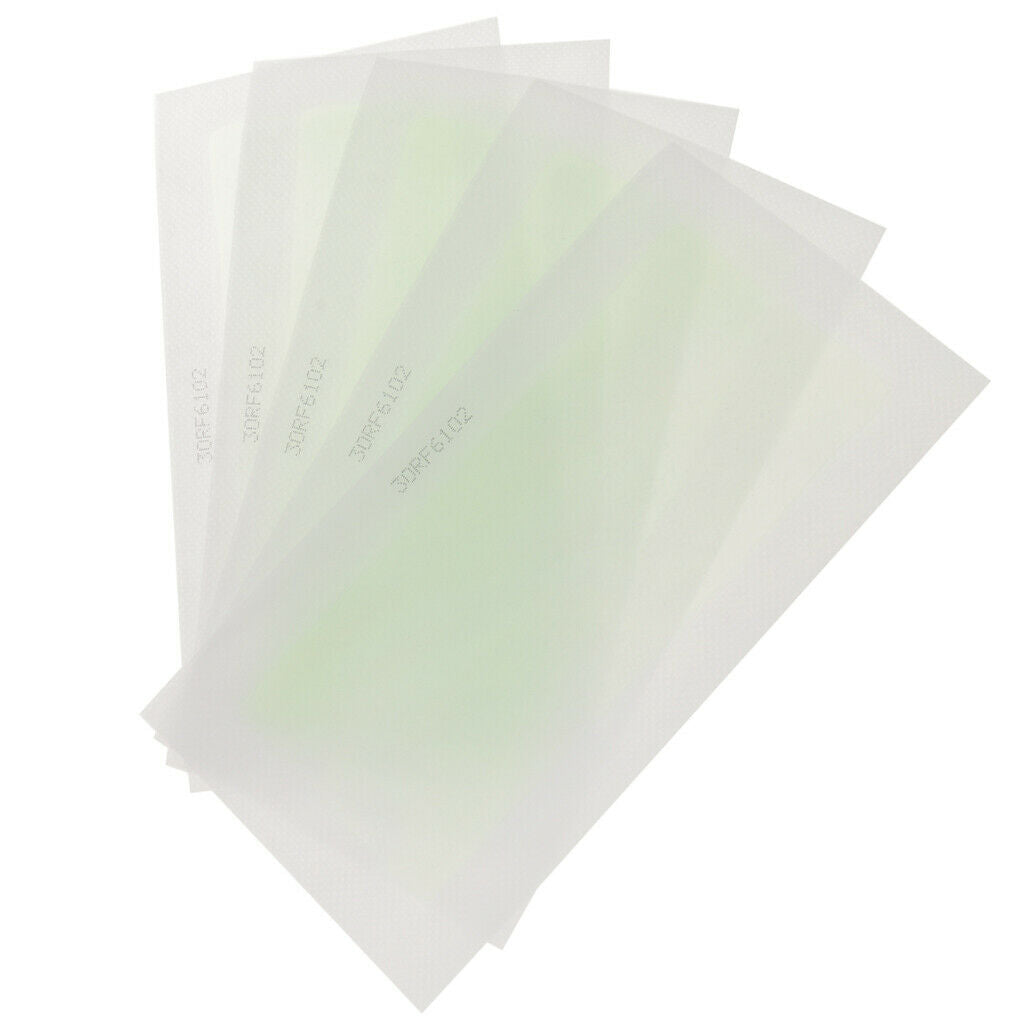 10 Pieces Double Side Cold Wax Hair Removal Strips for Leg Body Facial Hair